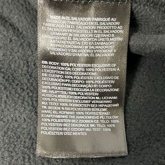 The North Face Sweater Mens XL Black TNF Anchor 1/4 Zipper Pullover Outdoor NWT - Picture 8 of 11